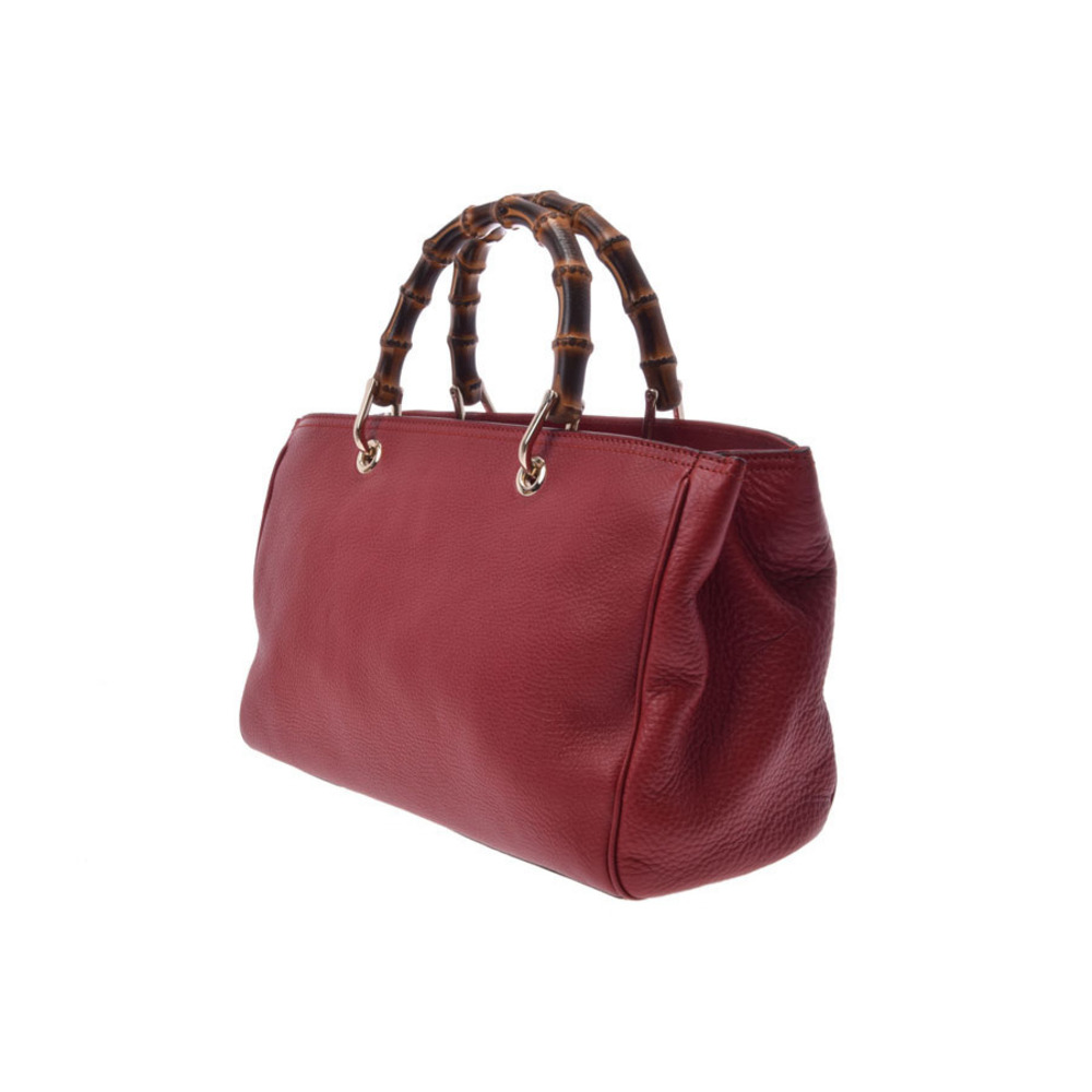 Gucci bag strap tote shopper red
